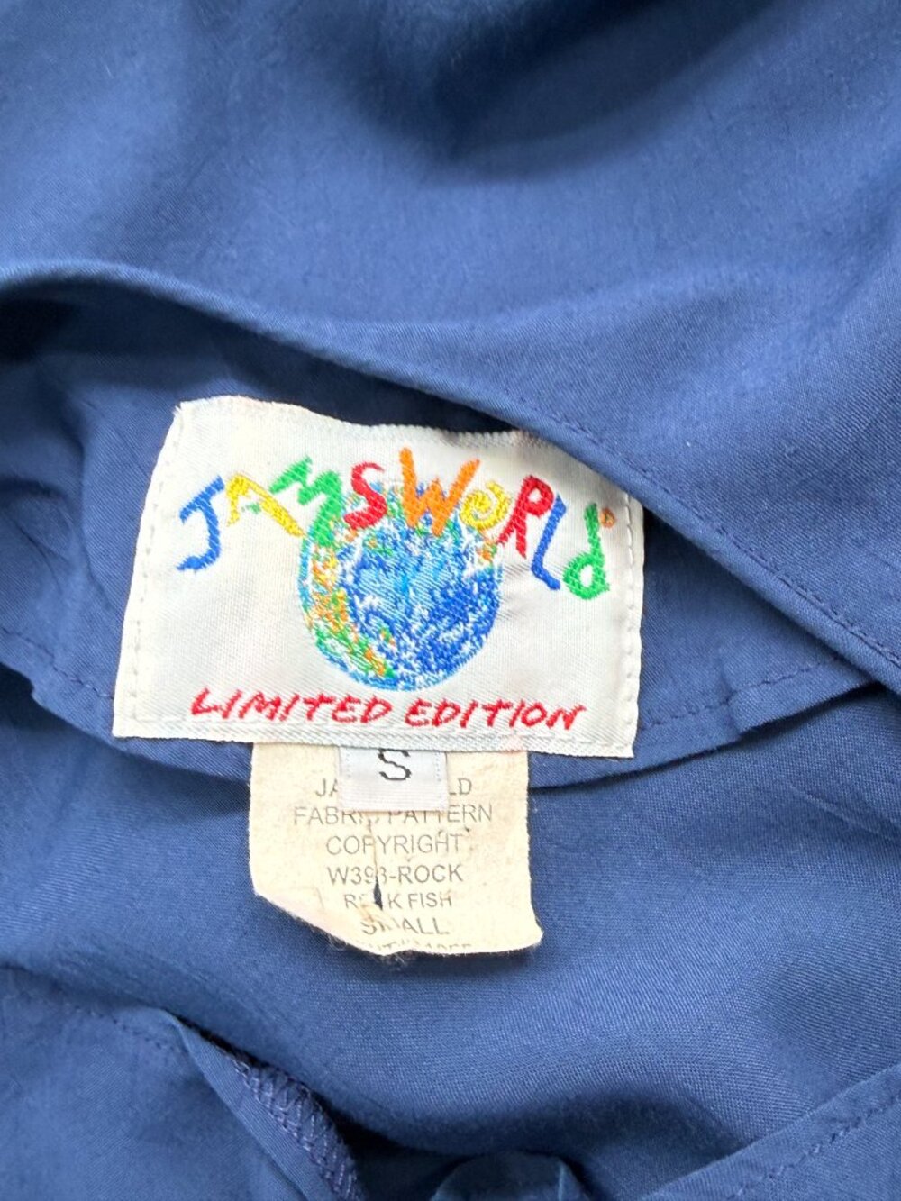 Vintage Jams World Rock Fish Limited Edition Rayon Dress Hawaii Small Midi USA - Picture 11 of 16